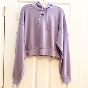 Adidas Lavender Hoodie Sweatshirt